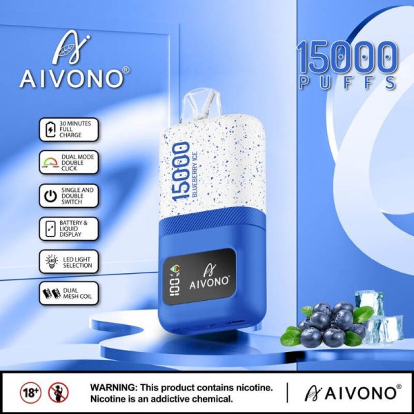 Aivono Aim Magic 15000 - High-Performance Vape with 15,000 Puffs and 24ml E-liquid Capacity - Image 6
