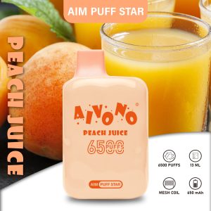 Aivono Aim Puffstar 6500 - 6500 Puffs Disposable Vape with 13ml E-Liquid