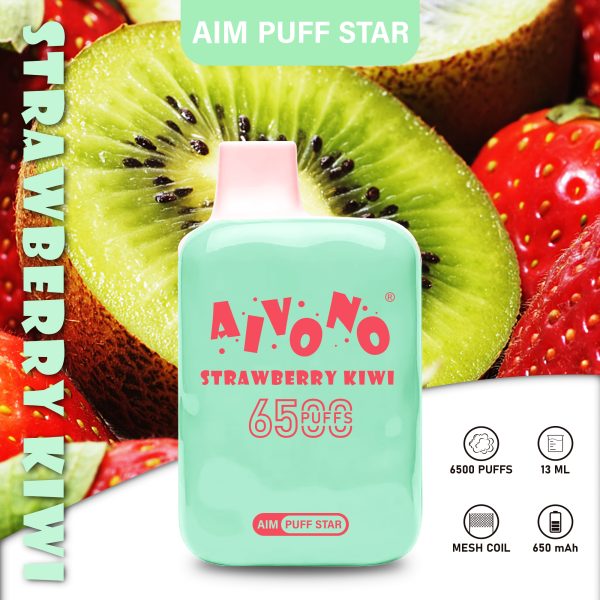 Aivono Aim Puffstar 6500 - 6500 Puffs Disposable Vape with 13ml E-Liquid - Image 5
