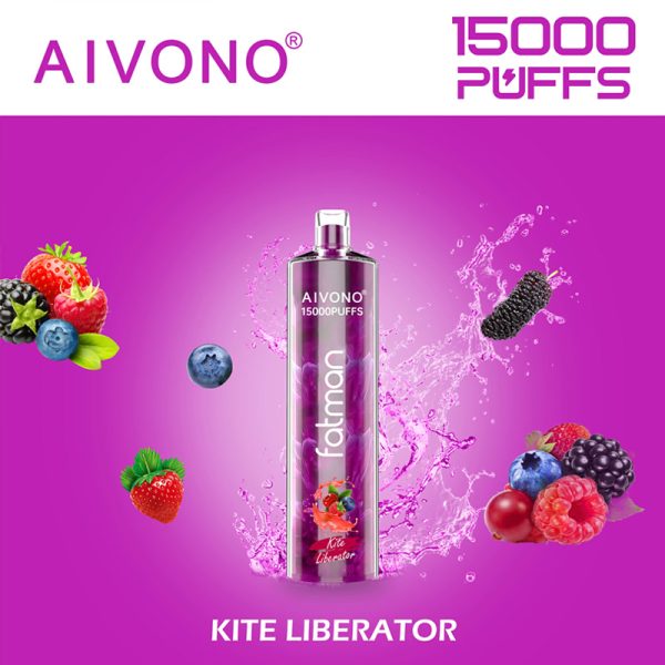 Aivono Fatman 15000 - 15,000 Puffs, 24ml E-liquid, Rechargeable Vape Pen - Image 4