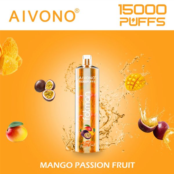 Aivono Fatman 15000 - 15,000 Puffs, 24ml E-liquid, Rechargeable Vape Pen - Image 5
