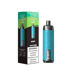 AlFakher Crown Bar 15000 Pro Disposable Vape - 22ml E-liquid, 15000 Puffs, USB-C Rechargeable