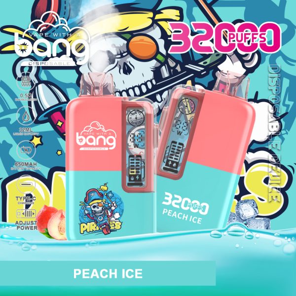 Bang 32000 - 32000 Puffs with 12 Flavors, 32ml E-liquid, 650mAh Battery & Type-C Charging - Image 6