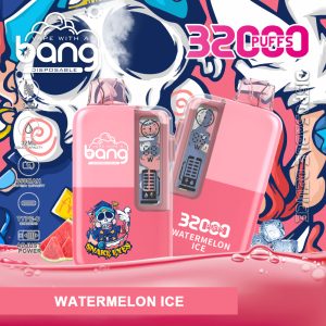 Bang 32000 - 32000 Puffs with 12 Flavors, 32ml E-liquid, 650mAh Battery & Type-C Charging