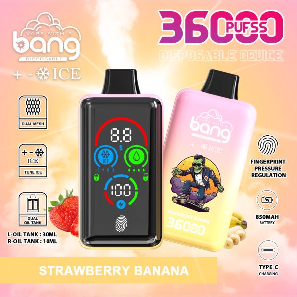 Bang 36000 Ice Blending - Adjustable Ice Level Vape with 36,000 Puffs