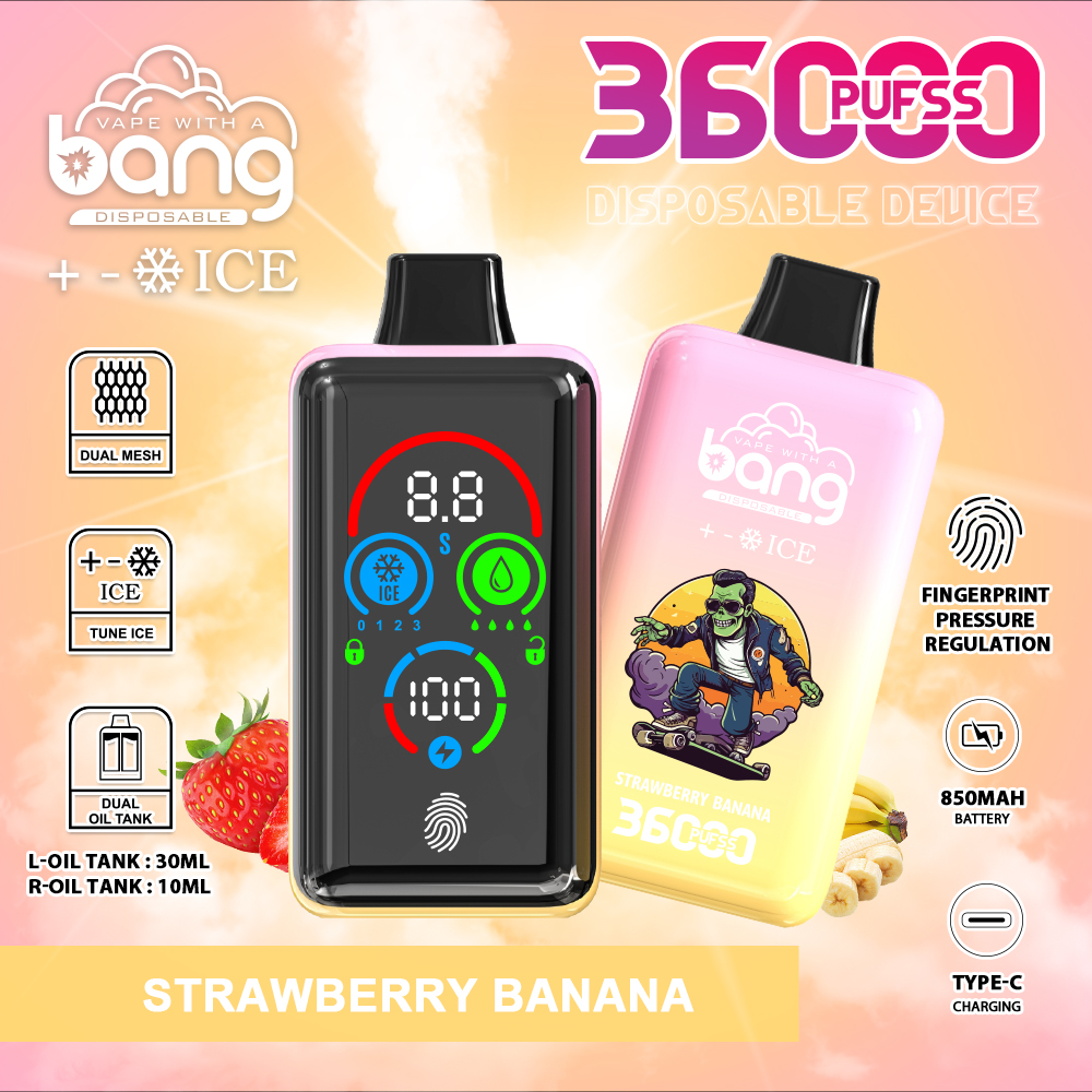 Bang 36000 Ice Blending - Adjustable Ice Level Vape with 36,000 Puffs