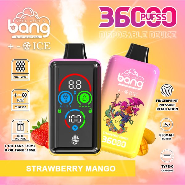 Bang 36000 Ice Blending - Adjustable Ice Level Vape with 36,000 Puffs - Image 5