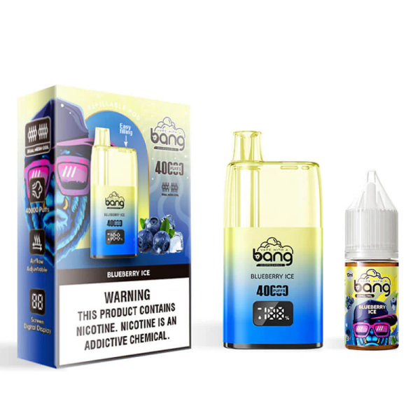 Bang 40000 Refillable E-Cigarette with 40,000 Puffs, 10ml E-liquid, 650mAh Battery, and 2% Nicotine - Open Refillable Design - Image 6