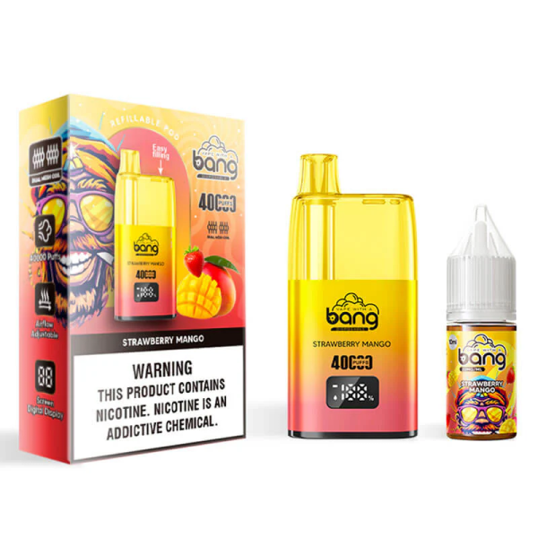 Bang 40000 Refillable E-Cigarette with 40,000 Puffs, 10ml E-liquid, 650mAh Battery, and 2% Nicotine - Open Refillable Design - Image 5