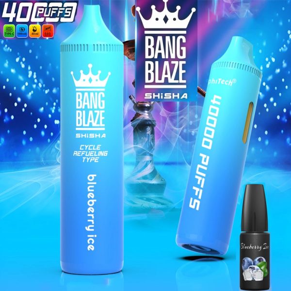 Bang Blaze 40000 Puffs Refillable Oil Disposable Vape - 40ml E-liquid, 1000mAh Battery, 0%/2%/3%/5% Nicotine Levels - Image 4