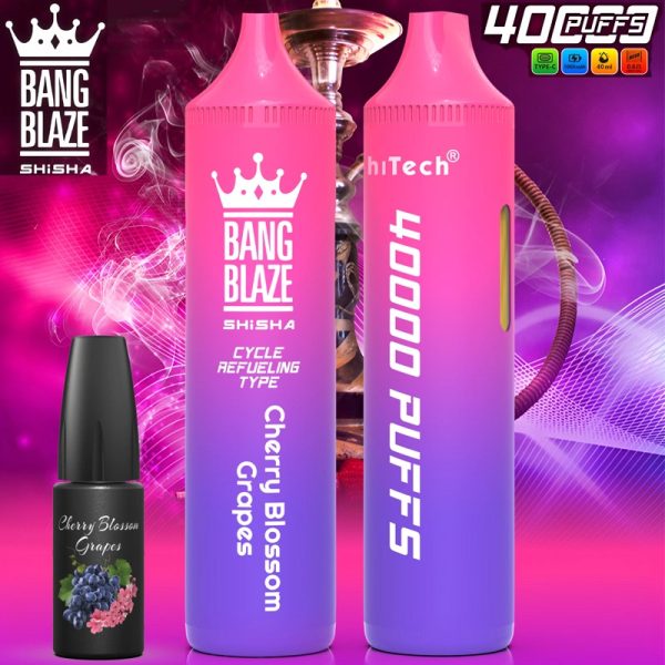Bang Blaze 40000 Puffs Refillable Oil Disposable Vape - 40ml E-liquid, 1000mAh Battery, 0%/2%/3%/5% Nicotine Levels - Image 3