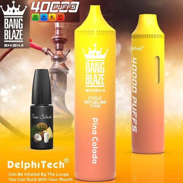 Bang Blaze 40000 Puffs Refillable Oil Disposable Vape - 40ml E-liquid, 1000mAh Battery, 0%/2%/3%/5% Nicotine Levels - Image 5
