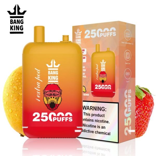 Bang King 25000 Puffs Dual Pods Disposable Vape - 12 Flavors | 650mAh Battery | Type-C Charging - Image 2