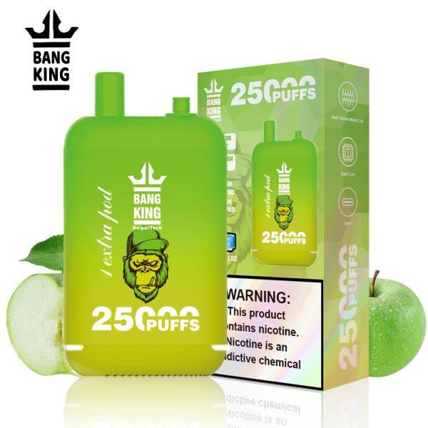 Bang King 25000 Puffs Dual Pods Disposable Vape - 12 Flavors | 650mAh Battery | Type-C Charging - Image 6