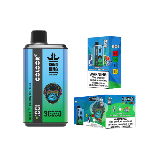 Bang King 30000 Double Flavor Disposable Vape Pen - 12 Flavors, 30000 Puffs, Rechargeable, Wholesale