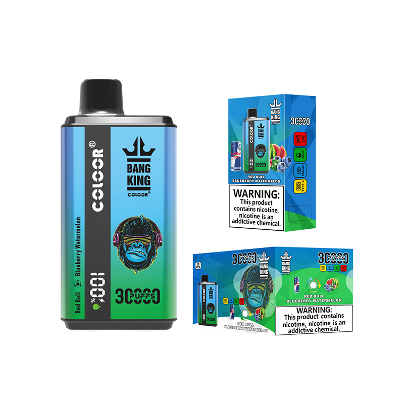 Bang King 30000 Double Flavor Disposable Vape Pen - 12 Flavors, 30000 Puffs, Rechargeable, Wholesale