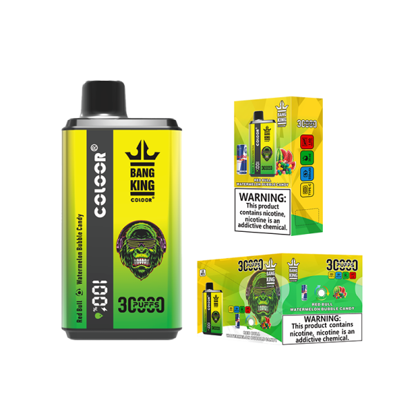 Bang King 30000 Double Flavor Disposable Vape Pen - 12 Flavors, 30000 Puffs, Rechargeable, Wholesale - Image 6