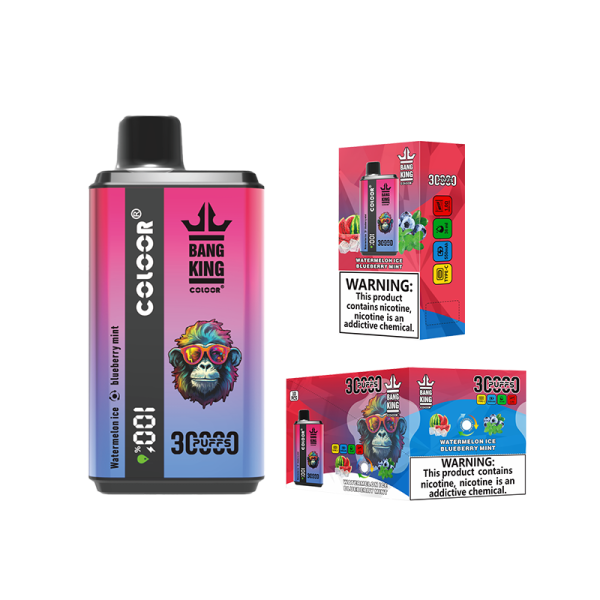 Bang King 30000 Double Flavor Disposable Vape Pen - 12 Flavors, 30000 Puffs, Rechargeable, Wholesale - Image 4