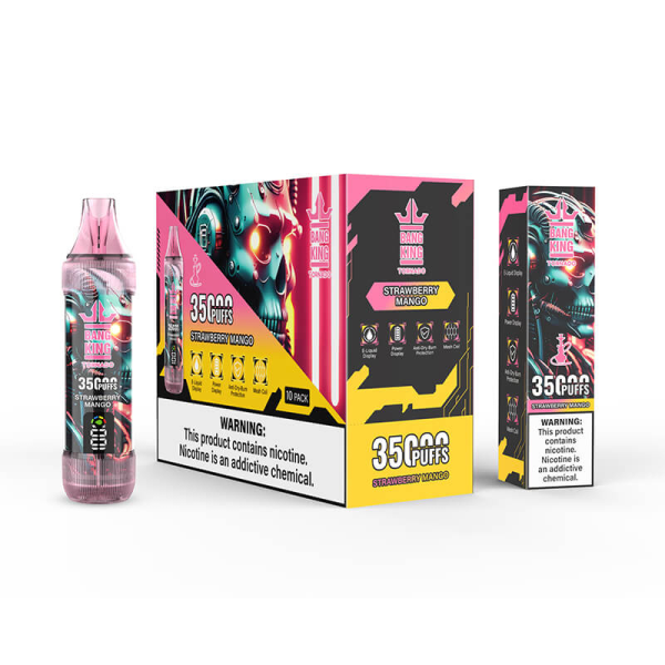 Bang King 35000 Puffs Dual Flavors Disposable Vape - 12 Flavors, 0% 2% 3% 5% Nicotine, 650mAh Battery - Image 4