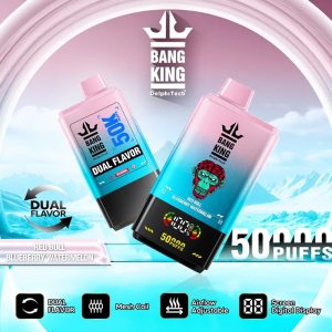 Bang King 50000 Disposable Vape - 50,000 Puffs, 12 Flavors, Adjustable Airflow - Best Wholesale Vape for Retailers