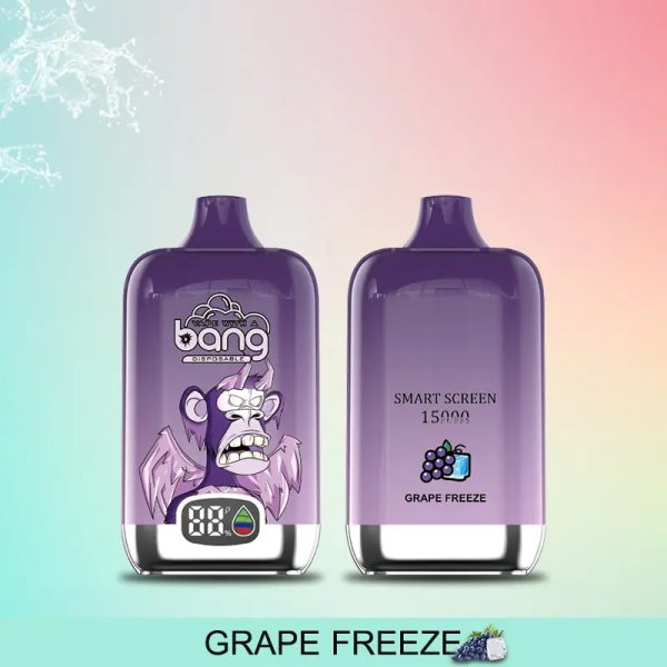 Bang Smart Screen 15000 Disposable Vape with 12 Flavors, 650mAh Battery, 25.0mL E-liquid, 15000 Puffs - Image 4