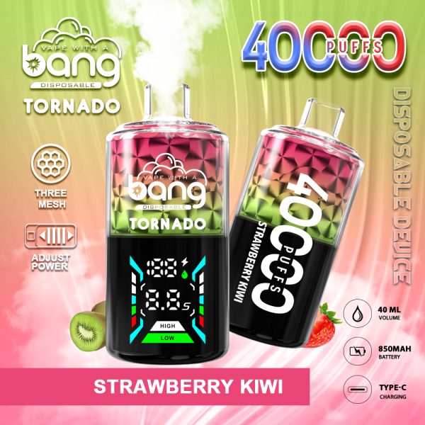 Bang Tornado 40000 Disposable E-Cigarette - 40000 Puffs, 40ml E-Liquid, Multiple Flavors & Nicotine Options - Image 5