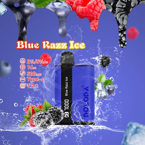 Doloda DB 7000 Disposable Electronic Cigarette – 7000 Puffs, 8 Flavors, 14ML E-liquid, 500mAh Battery, Type-C Recharge - Image 2