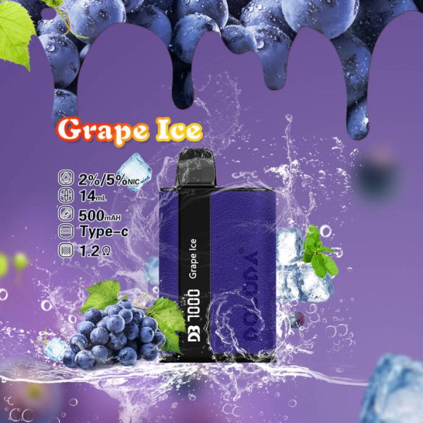 Doloda DB 7000 Disposable Electronic Cigarette – 7000 Puffs, 8 Flavors, 14ML E-liquid, 500mAh Battery, Type-C Recharge - Image 5