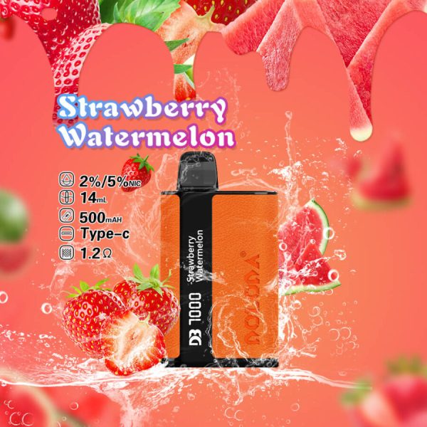 Doloda DB 7000 Disposable Electronic Cigarette – 7000 Puffs, 8 Flavors, 14ML E-liquid, 500mAh Battery, Type-C Recharge - Image 4