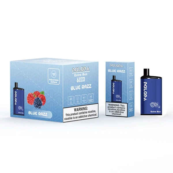 Doloda Extra Box 6000 Puffs 2% 5% Nicotine Rechargeable Disposable Vape Pod - Wholesale
