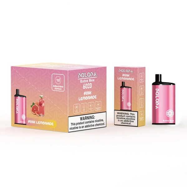 Doloda Extra Box 6000 Puffs 2% 5% Nicotine Rechargeable Disposable Vape Pod - Wholesale - Image 3