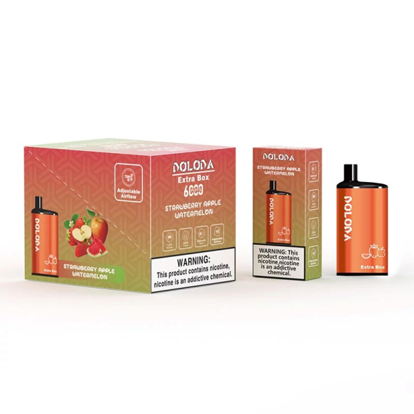 Doloda Extra Box 6000 Puffs 2% 5% Nicotine Rechargeable Disposable Vape Pod - Wholesale - Image 5