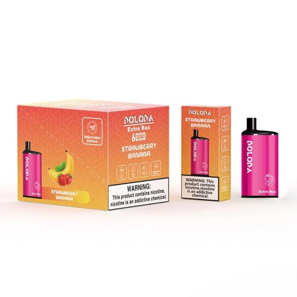 Doloda Extra Box 6000 Puffs 2% 5% Nicotine Rechargeable Disposable Vape Pod - Wholesale - Image 2
