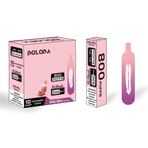 Doloda Mini Bar 800 Puffs Rechargeable Disposable E-Cigarettes Vape with 10 Flavors - 2%/5% Nicotine