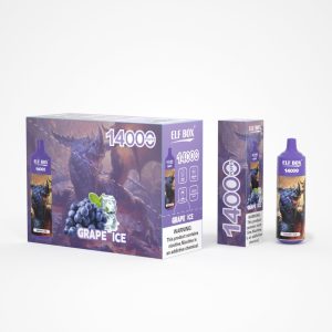 ELFBOX 14000 Puffs Rechargeable Disposable Vape with 25ml E-liquid, Mesh Coil, and 18250-600mAh Battery - 0%/2%/3%/5% Nicotine Options