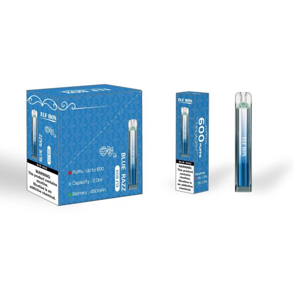 Elfbox Crystal Bar 600 Disposable Vape Pen - 600 Puffs, 500mAh Battery, 2ml E-liquid - Image 3