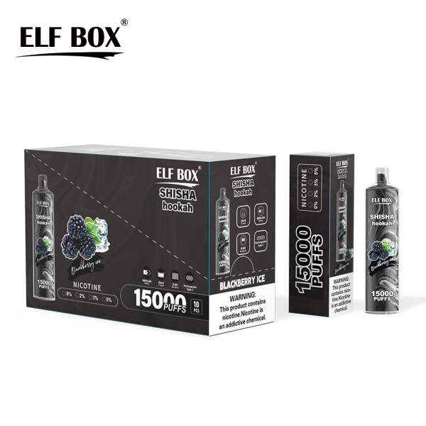 ELFBOX LS15000 Disposable Vape - 15000 Puffs, Mesh Coil, Rechargeable with Type-C, Crystal Design - Image 2