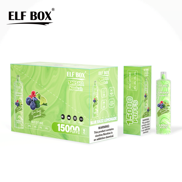 ELFBOX LS15000 Disposable Vape - 15000 Puffs, Mesh Coil, Rechargeable with Type-C, Crystal Design - Image 5