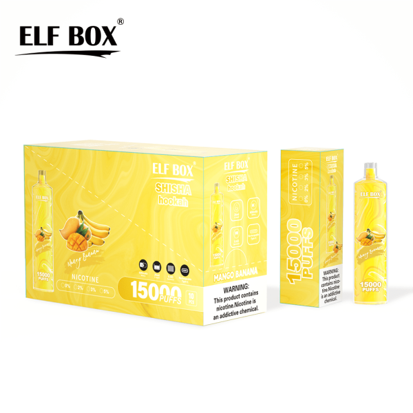 ELFBOX LS15000 Disposable Vape - 15000 Puffs, Mesh Coil, Rechargeable with Type-C, Crystal Design - Image 4