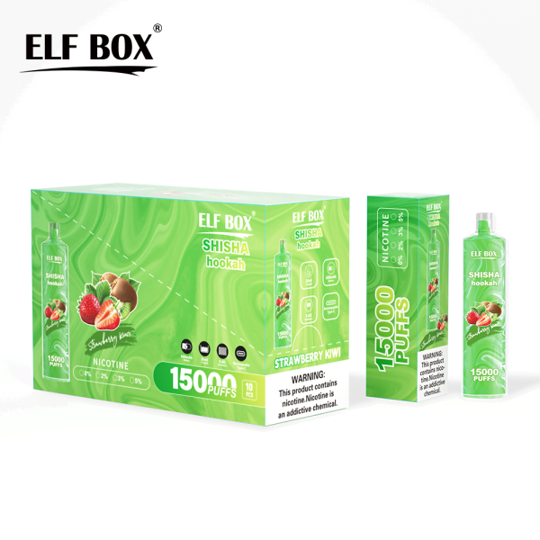 ELFBOX LS15000 Disposable Vape - 15000 Puffs, Mesh Coil, Rechargeable with Type-C, Crystal Design - Image 6