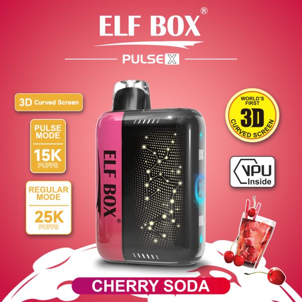 ElfBox Pulse-X 25000 Puffs Rechargeable Disposable Vape Pen - 25000 Puffs, Adjustable Nicotine, Dual Mesh Coil, 18ml E-Liquid - Image 4