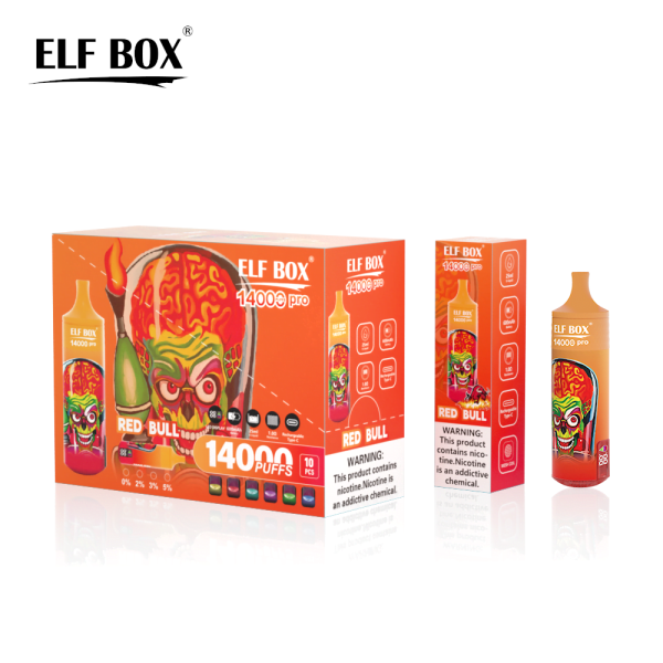 ELFBOX RGB14000 Pro Rechargeable Disposable Vape - 14000 Puffs, Mesh Coil, 25ml E-Liquid, 0%/2%/3%/5% Nicotine - Image 6