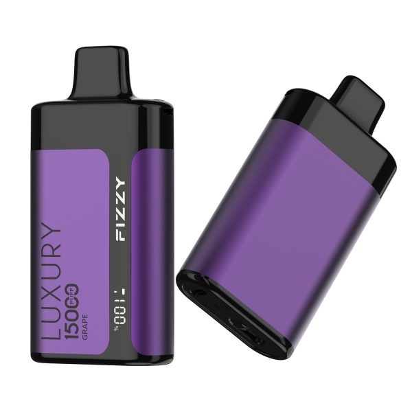 Fizzy Luxury 15000 Puffs Rechargeable Disposable Vape Pen - 2% & 5% Nicotine - 15 Flavors - Image 2