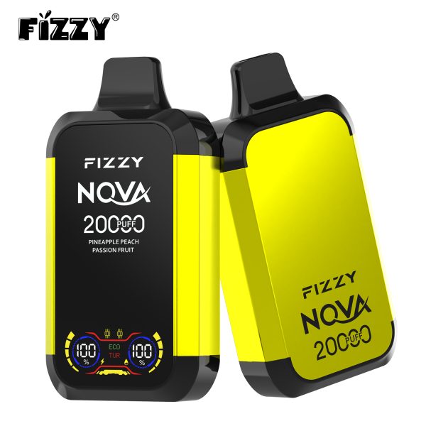 FIZZY Nova 20000 Puffs Dual Mesh Rechargeable Disposable Vape Pen - 20000 Puffs, 15 Flavors, 28ML Liquid - Image 5