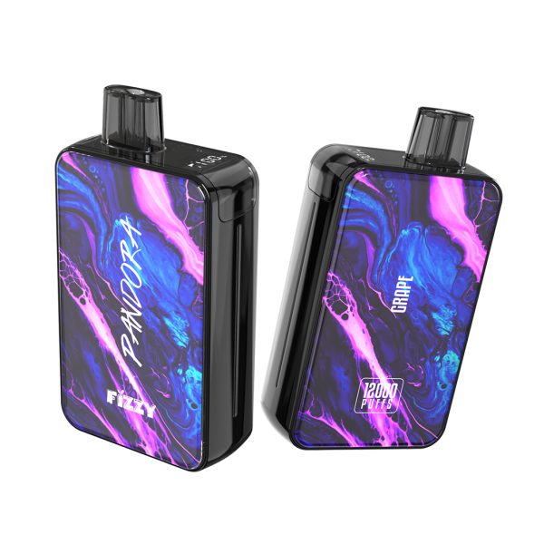 FIZZY Pandora 12000 Puffs 2% 5% Bulk Buy - Low Nicotine LCD Screen Rechargeable Disposable Vapes Pen Wholesale - Image 5