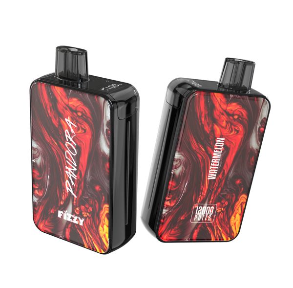 FIZZY Pandora 12000 Puffs 2% 5% Bulk Buy - Low Nicotine LCD Screen Rechargeable Disposable Vapes Pen Wholesale - Image 6