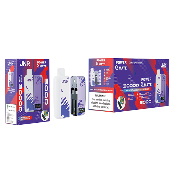 Jnr Power Mate 30000 - 30,000 Puffs, 5000mAh Battery, 10 Flavors, Dual Mesh Coil - Image 5