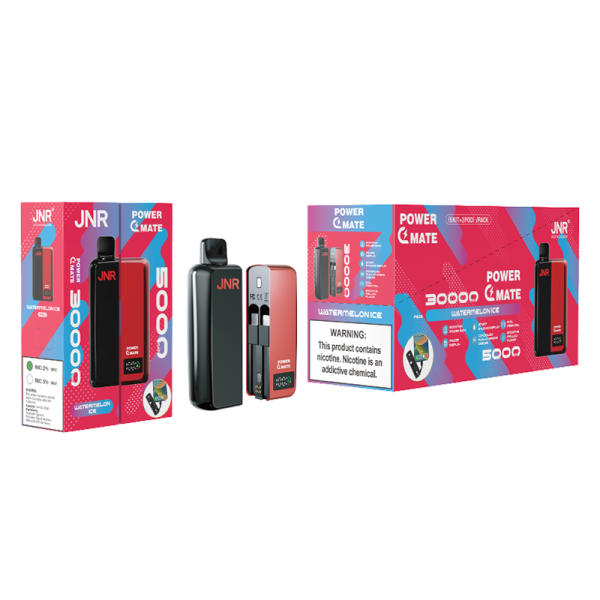 Jnr Power Mate 30000 - 30,000 Puffs, 5000mAh Battery, 10 Flavors, Dual Mesh Coil - Image 4