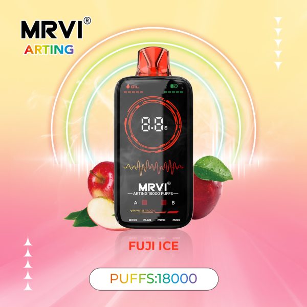 Mrvi Arting 18000 Puffs, Dual Mesh Coil, 4 Heating Modes, 26ml E-Liquid, 600mAh Battery, Child Lock - Premium Vaping Experience - Image 4