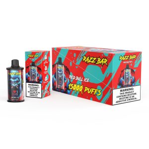 Razz Bar 15000 Puffs Disposable E-Cigarette - 12 Flavors, 28ml, 650mAh Rechargeable